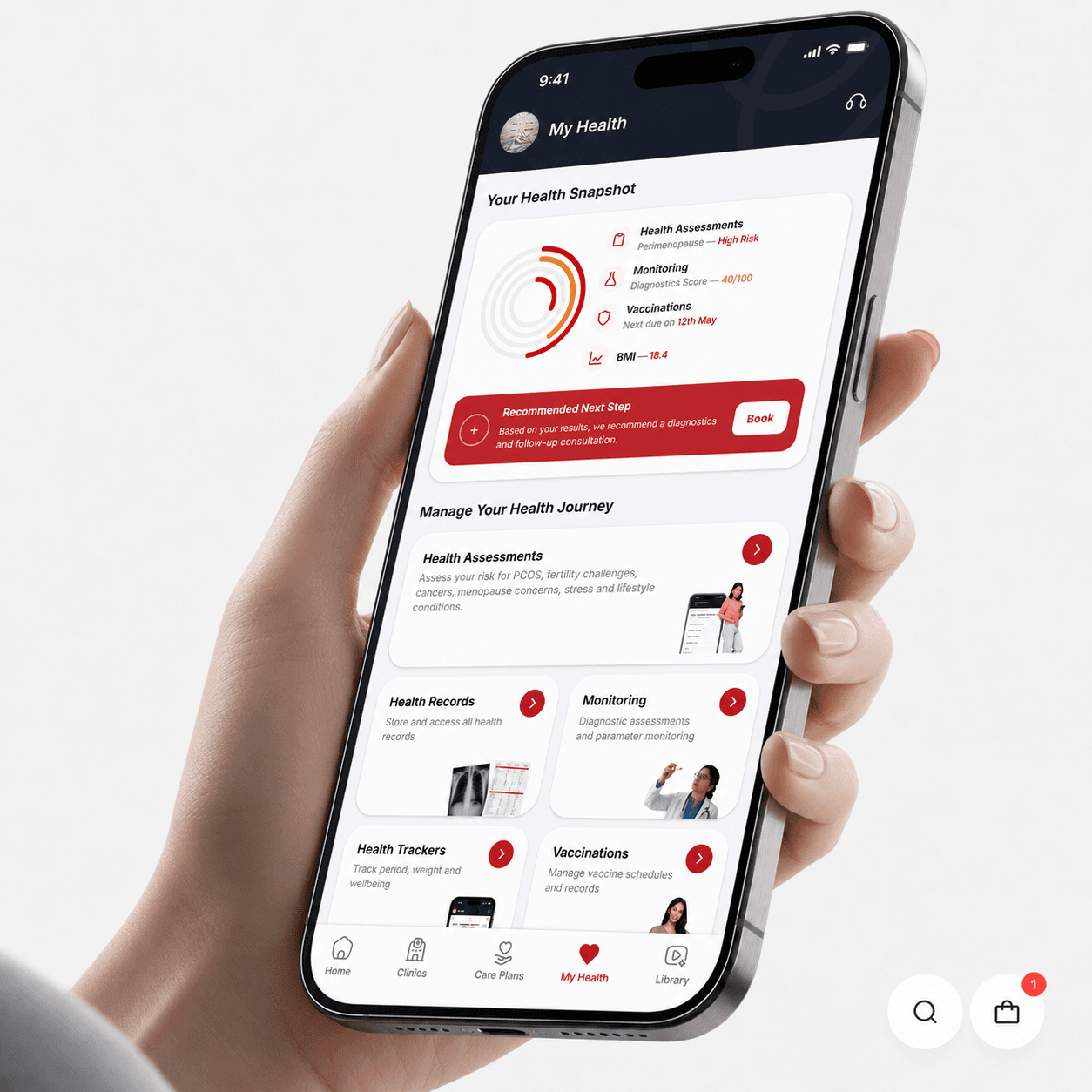 Newmi Care mobile app