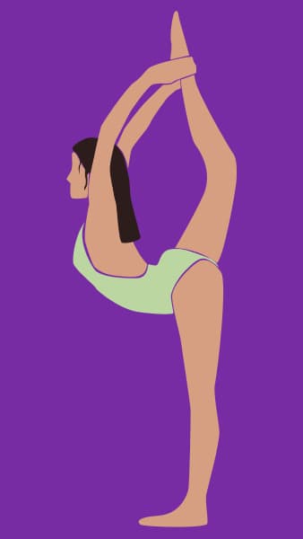 Improve fatigueness with Happy Baby Pose.