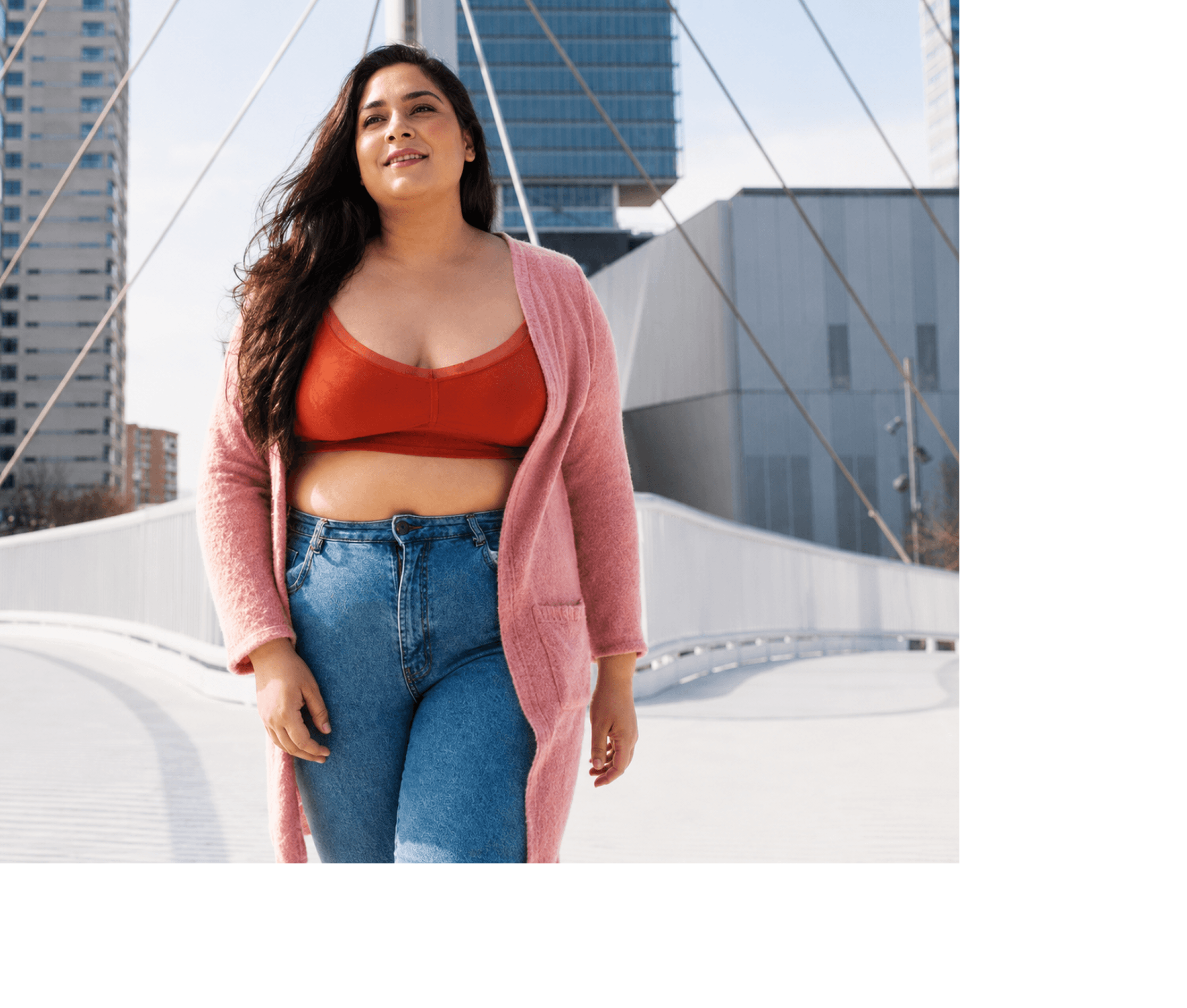 Woman outdoors representing hormone and weight care
