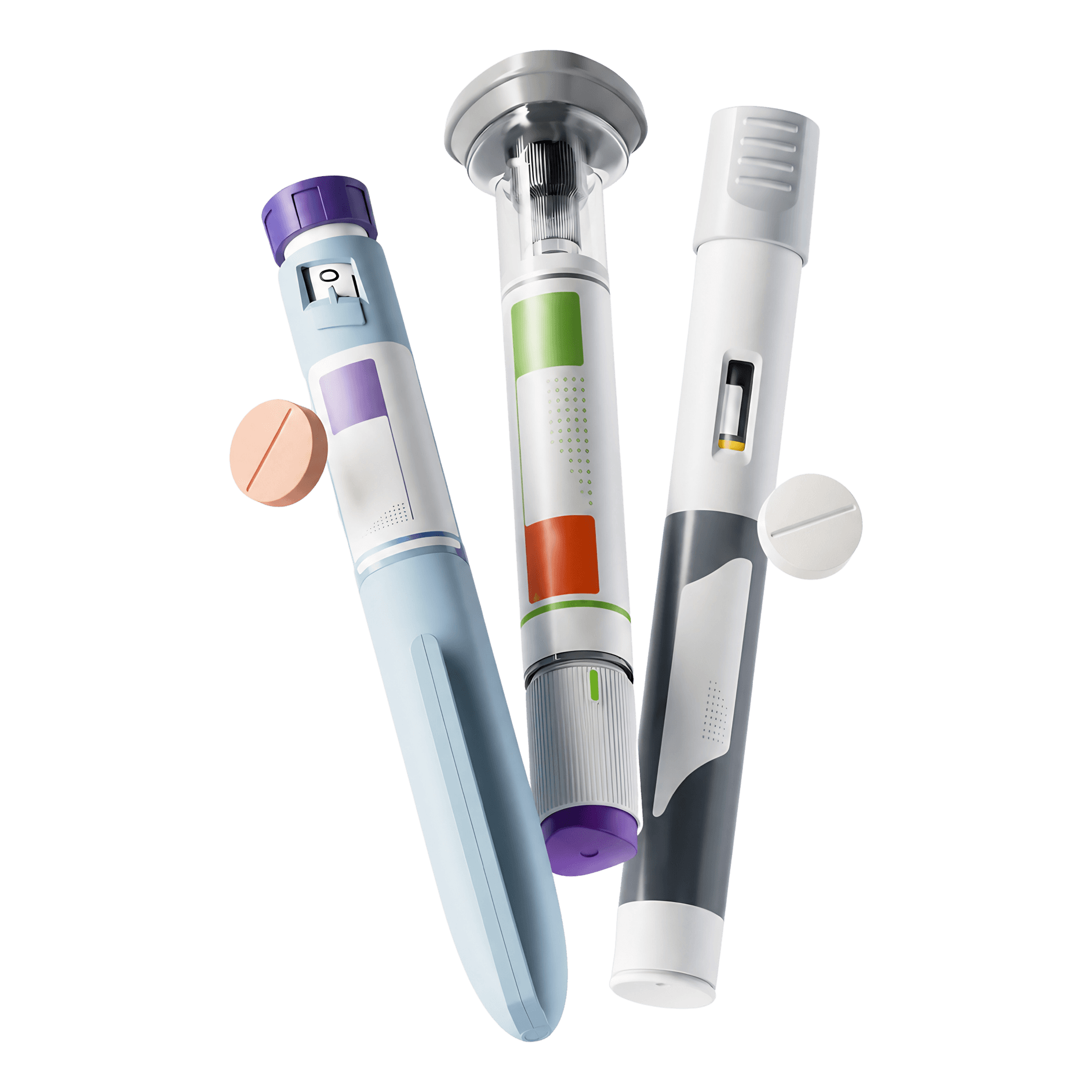 GLP-1 injection pens and medication