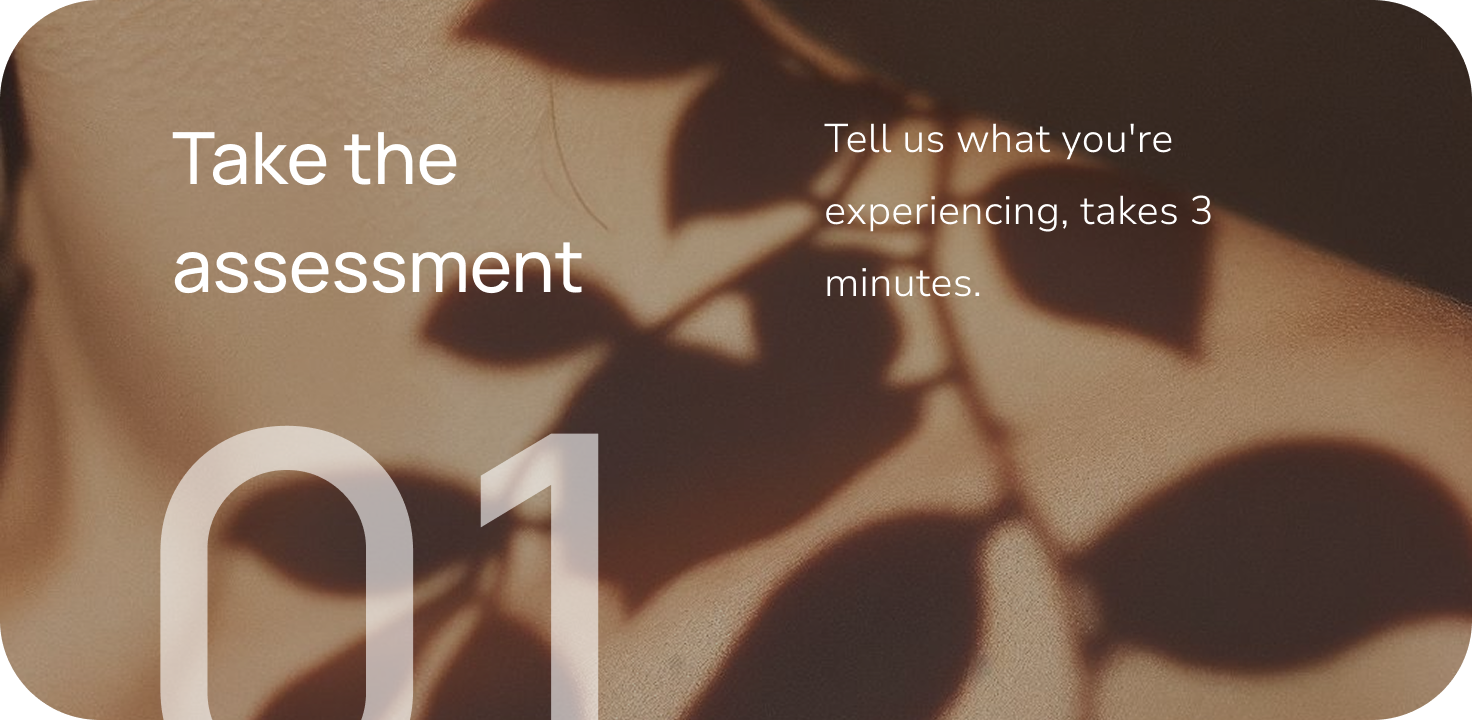 Step 01: Take the assessment