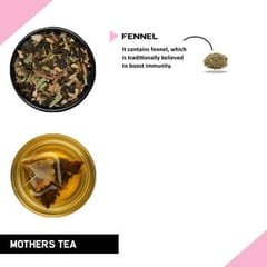 TEACURRY Mothers Tea for Breastfeeding Moms (1 Month pack | 30 Tea Bags) - Helps with Lactation Tea (with Diet Chart)