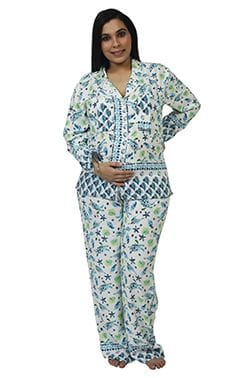 Chicmomz Sea Life Print Maternity Nightsuit