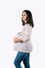 Chicmomz A-Line Maternity Top in Pink