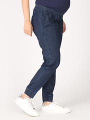 The Mom Store Jogger Style Maternity Denims with Belly Support