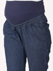 The Mom Store Jogger Style Maternity Denims with Belly Support