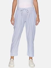 The Mom Store Blue Stripes Maternity Lounge Pants