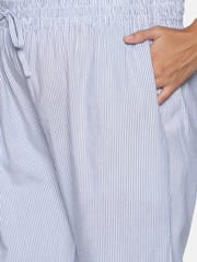 The Mom Store Blue Stripes Maternity Lounge Pants