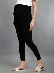 The Mom Store Comfy Maternity Leggings Black