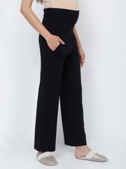 The Mom Store Comfy Maternity Regular Pants - Black