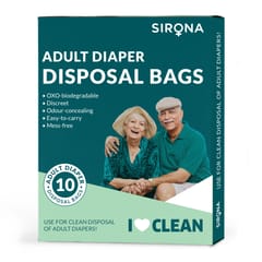 Sirona Premium Adult Diaper Disposal Bags  -  10 Bags