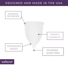 Safecup - Made In USA - Menstrual Cup