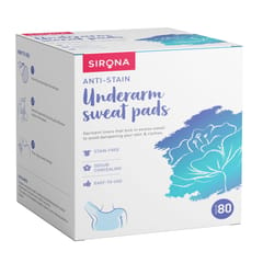 Sirona Under Arm Sweat Pads for Men and Women  -  80 Pads