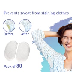 Sirona Under Arm Sweat Pads for Men and Women  -  80 Pads