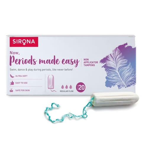 Sirona FDA Approved Premium Digital Tampon (Medium Flow)  -  20 Tampon