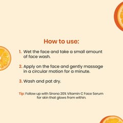 SIRONA Vitamin C Face Wash for Men & Women - 125 ml
