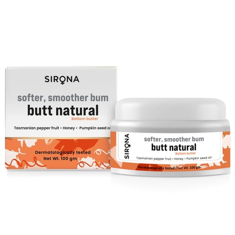 SIRONA Natural Back and Bum Cream for Women  -  100 gm