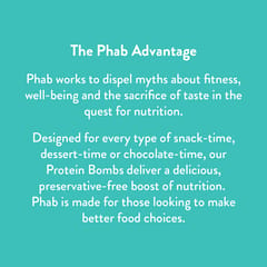 Phab Protein Bombs : >50% Nuts, 20% Protein, <1gm Sugar - Pack of 12x 15gm (Almond Butter)