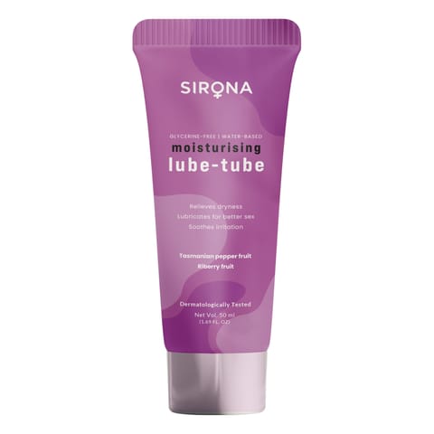 Sirona Glycerine Free Natural Lubricant Gel for Men and Women, 50 ml