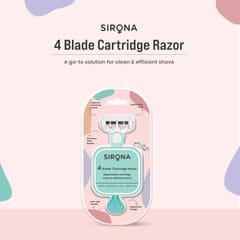 Sirona 4 Blade Cartridge Razor