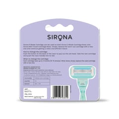 Sirona Hair Removal Razor Blades/Refills/Cartridges for Women, 5 Blade Cartridge