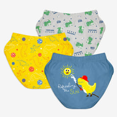 Super Bottoms Finding Dino Unisex Toddler Briefs - Pack of 3