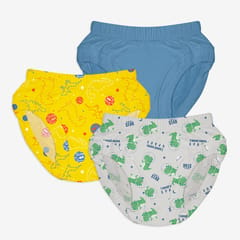 Super Bottoms Finding Dino Unisex Toddler Briefs - Pack of 3