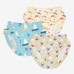 Super Bottoms Kid's Day Out Unisex Toddler Briefs - Pack of 3