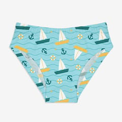 Super Bottoms Kid's Day Out Young Girl Briefs - Pack of 3