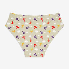 Super Bottoms Kid's Day Out Young Girl Briefs - Pack of 3