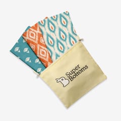 Super Bottoms Ikat Magic Swaddle Set, Pack of 3