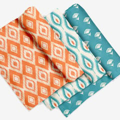 Super Bottoms Ikat Magic Swaddle Set, Pack of 3