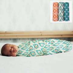 Super Bottoms Ikat Magic Swaddle Set, Pack of 3