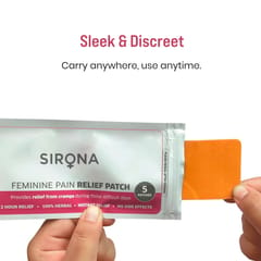 Sirona Feminine Pain Relief Patches  -  5 Patches (1 Pack  -  5 Patches Each)