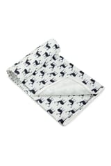 The Mama Project Wanderlust With Reindeers Organic Muslin Blanket