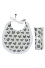 The Mama Project Squirrels On The Run Swaddle And Bib Bundle