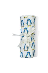 The Mama Project Happy Feet Penguin Swaddle And Bib Bundle