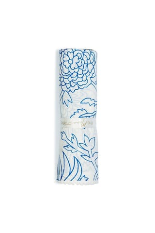 Bloom Like A Lily Organic Muslin Swaddle Sheet