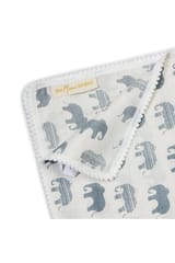 The Mama Project Elephant Parade Organic Muslin Swaddle Sheet