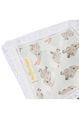 The Mama Project Honey Bunny Organic Muslin Swaddle Sheet