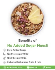 True Elements No Added Sugar Muesli 1.2kg