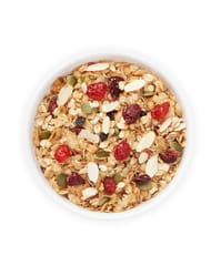 True Elements Crunchy Nuts & Berries Muesli, with Almonds and Cranberries 400gm