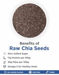 True Elements Raw Chia Seeds 150gm