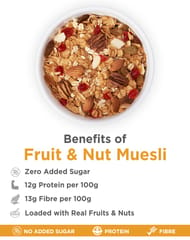 True Elements Fruit And Nut Muesli 1000gm