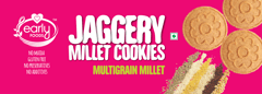 Early Foods Pack of 6 - Multigrain Millet Jaggery Cookies