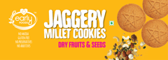 Early Foods Pack of 6 - Dry Fruit and Seeds Jaggery Cookies