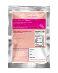 Early Foods (Trial Pack) Dry Dates Powder - Natural Sweetener 50g