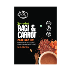 Early Foods Sprouted Ragi and Carrot Porridge Mix 200g