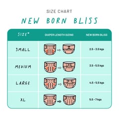 Snugkins Newborn Bliss - Reusable,Waterproof and Washable Cloth Diapers for Newborn babies - Classy Kiss