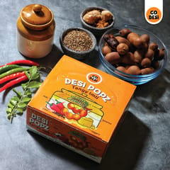 GO DESi Tangy Imli Classic, Pack of 50 Pieces, Desi popz, Tamarind and Jaggery Candy, Lollipop, Khatta Meetha pop, Digestive Candies, 450 gm